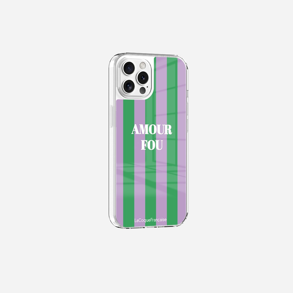 Coque Sans Anneaux Imprimee Amour Fou Violet