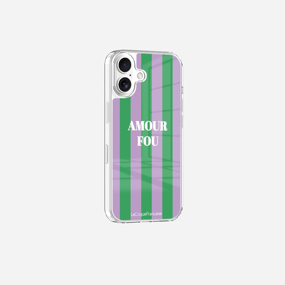Coque Sans Anneaux Imprimee Amour Fou Violet