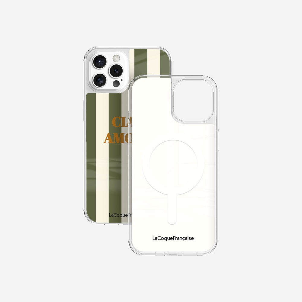 Coque Sans Anneaux Imprimee Ciao Amore Kaki