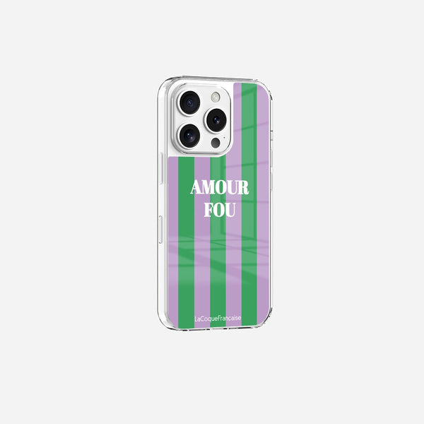 Ringless Case Printed with Crazy Purple Love