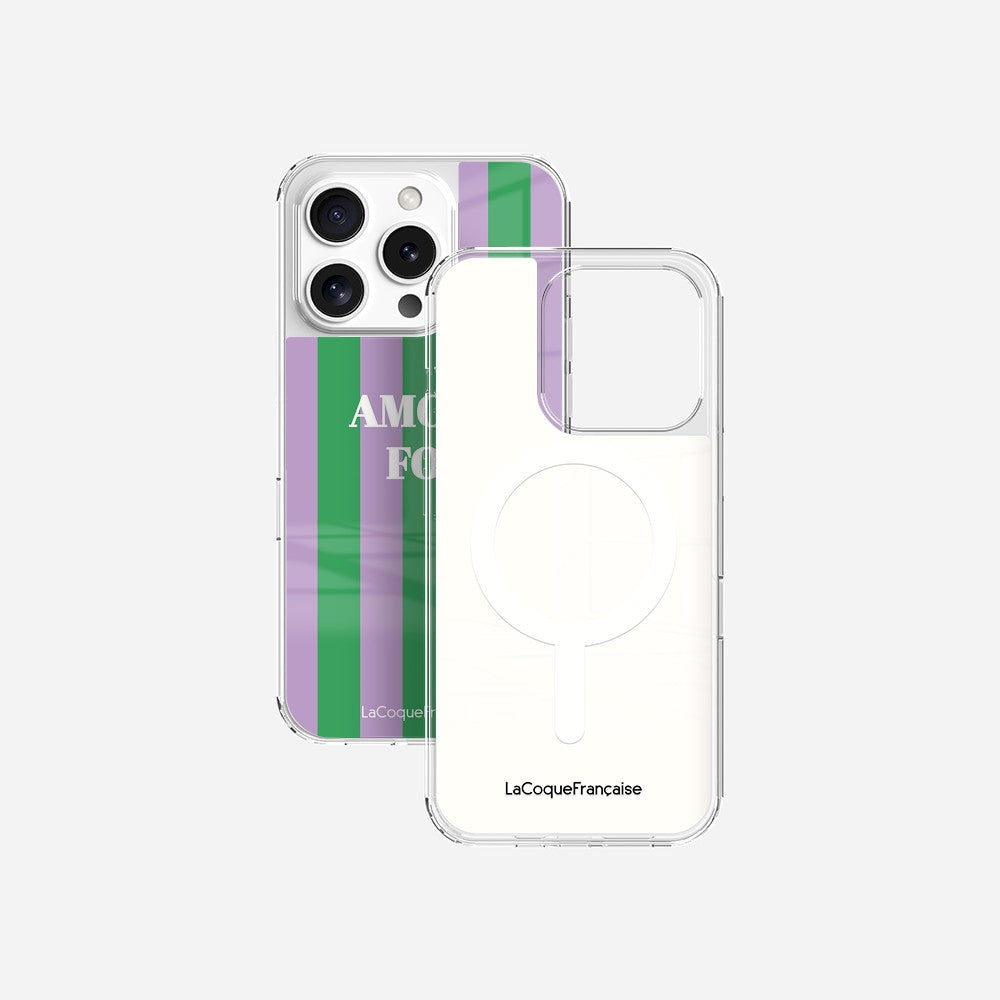 Ringless Case Printed with Crazy Purple Love