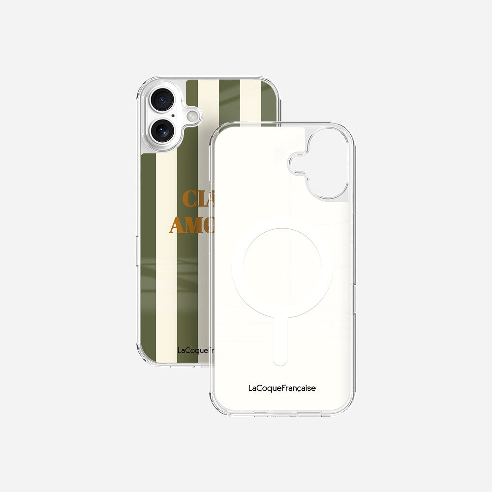 Coque Sans Anneaux Imprimee Ciao Amore Kaki