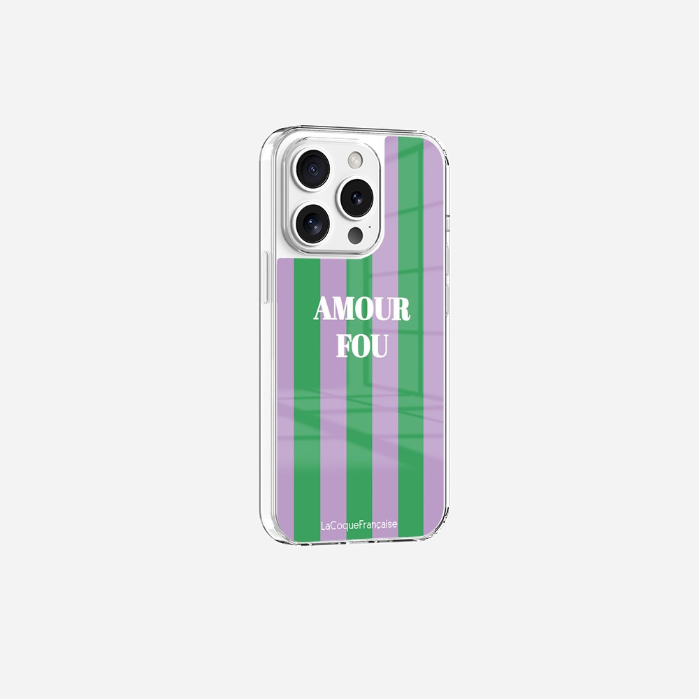 Coque Sans Anneaux Imprimee Amour Fou Violet