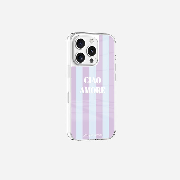 Coque Sans Anneaux Imprimee Ciao Amore Violet