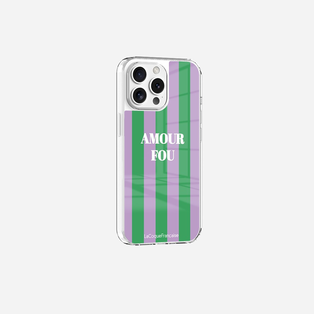 Coque Sans Anneaux Imprimee Amour Fou Violet
