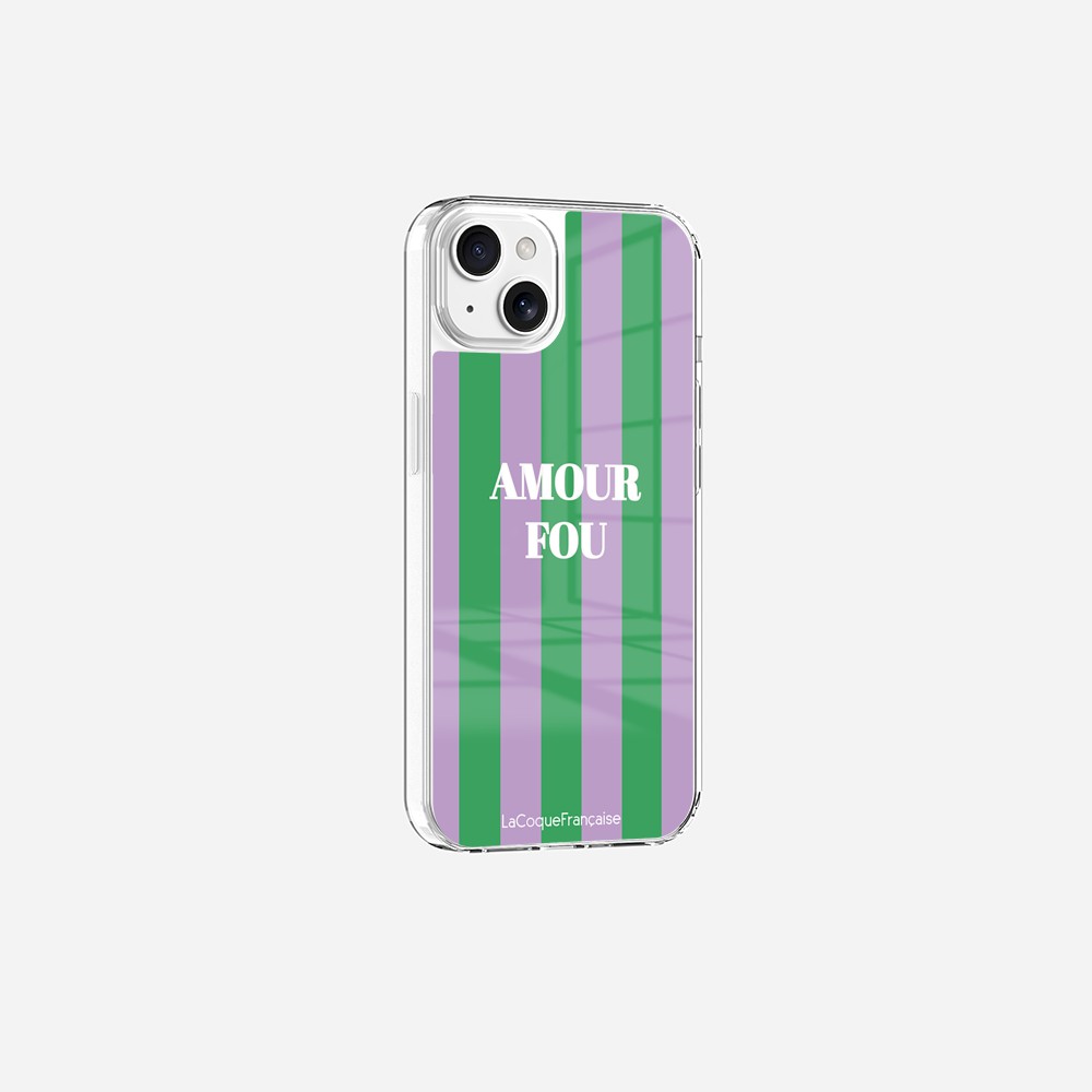 Coque Sans Anneaux Imprimee Amour Fou Violet