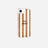 Coque Sans Anneaux Imprimee Ciao Amore Beige
