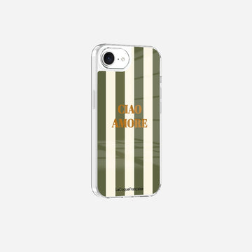 Coque Sans Anneaux Imprimee Ciao Amore Kaki
