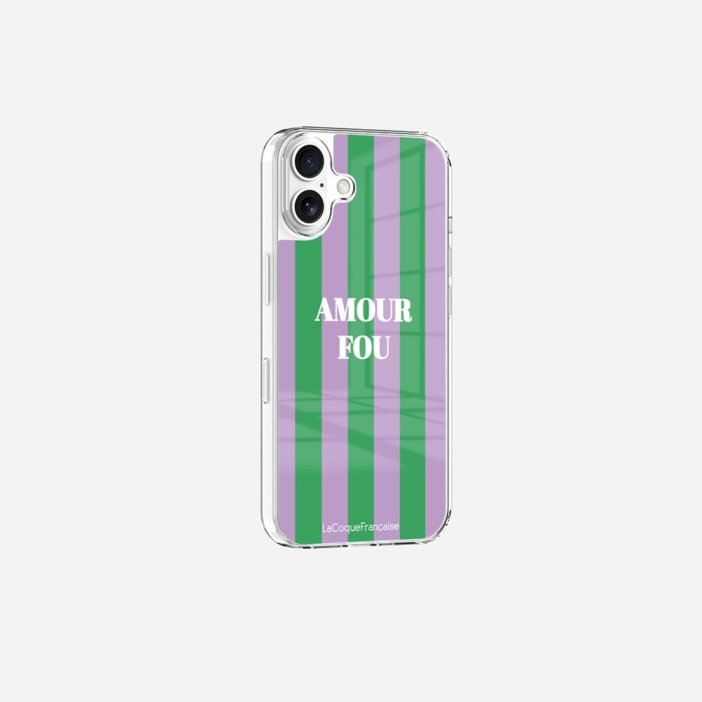 Coque Sans Anneaux Imprimee Amour Fou Violet
