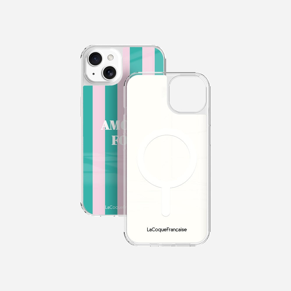 Coque Sans Anneaux Imprimee Amour Fou Rose