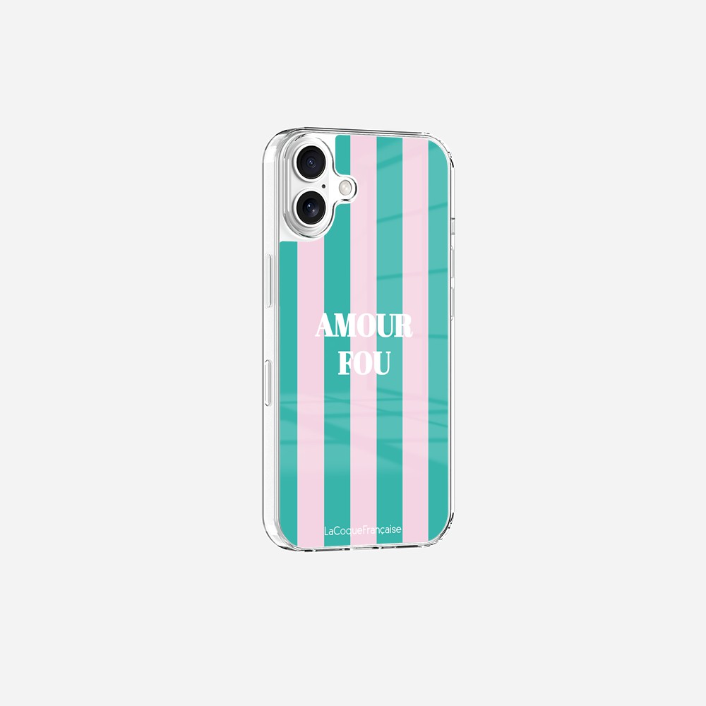 Coque Sans Anneaux Imprimee Amour Fou Rose
