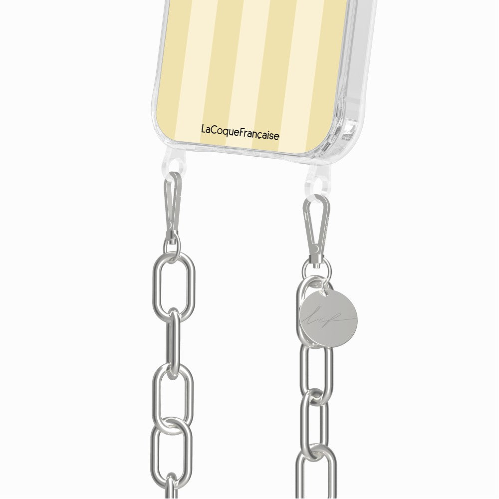Coque Anneaux Imprimee Mum - Jaune Et Beige - 60