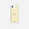 Coque Anneaux Imprimee Mum - Jaune Et Beige