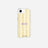 Coque Sans Anneaux Imprimee Mum - Jaune Et Beige