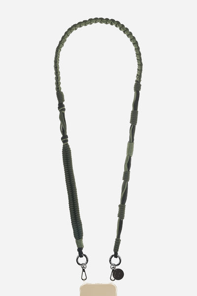 Chaine Longue Roxanne Kaki 120 cm