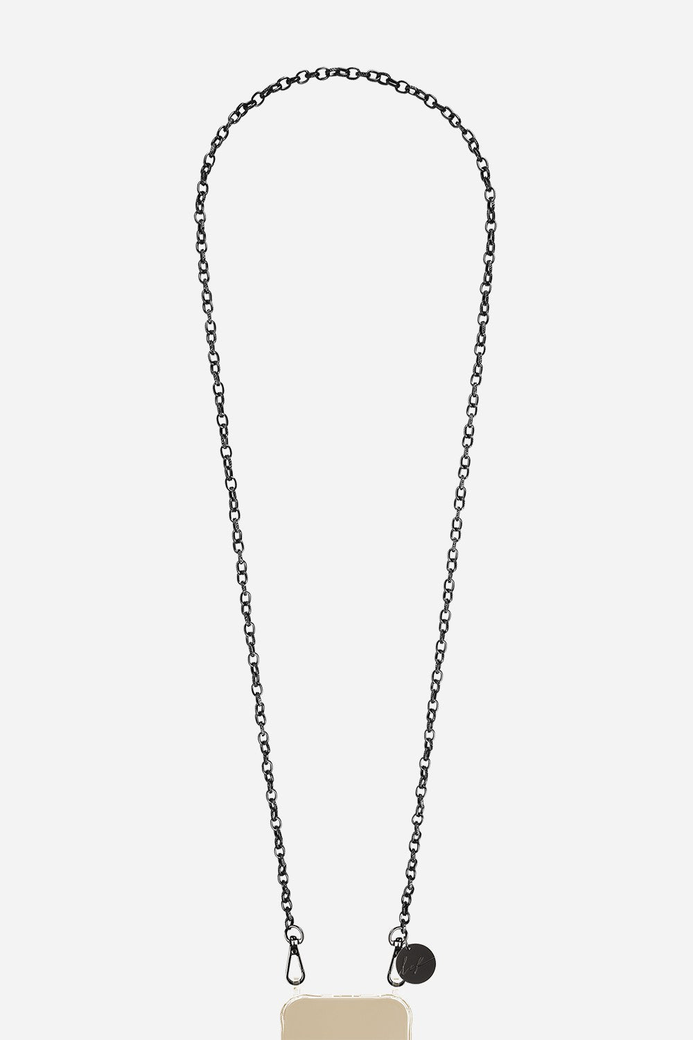 Aya Black Long Chain 120 cm