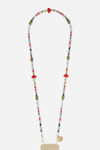 Chaine Longue Poca Multicolore 120 cm