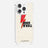 Coque Anneaux Imprimee Rock Eclair Rouge