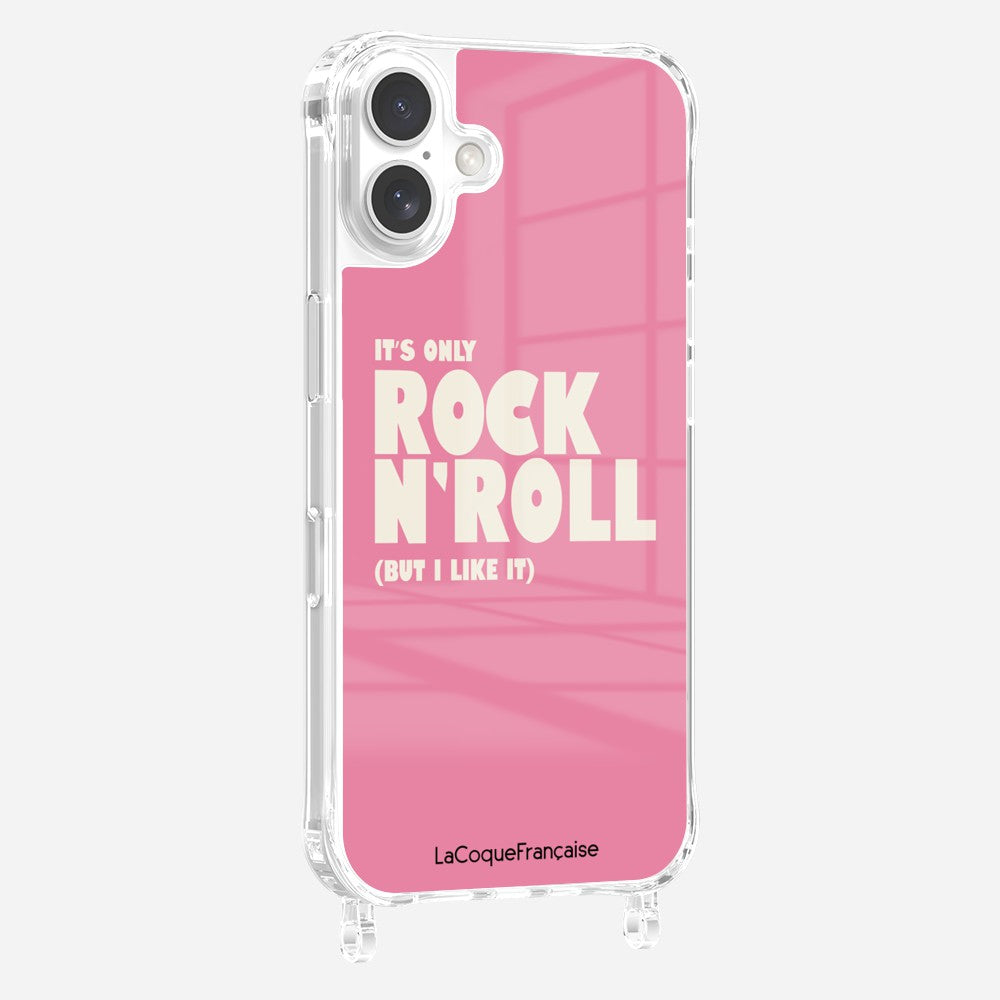 Coque Anneaux Imprimee Rock N'roll Rose