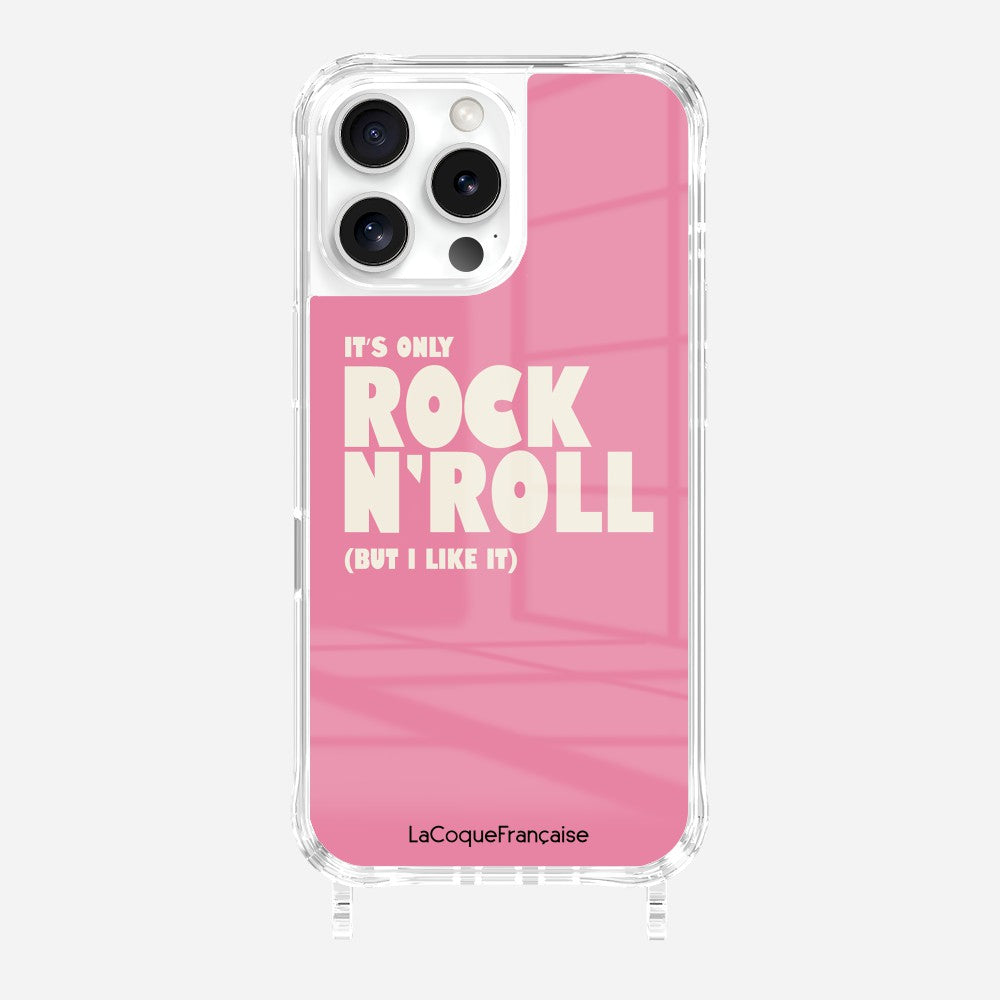 Coque Anneaux Imprimee Rock N'roll Rose - 21