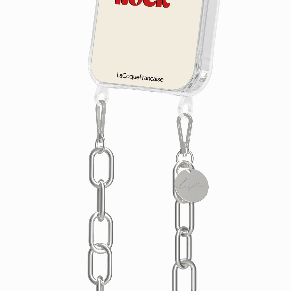 Coque Anneaux Imprimee You Rock Beige - 51