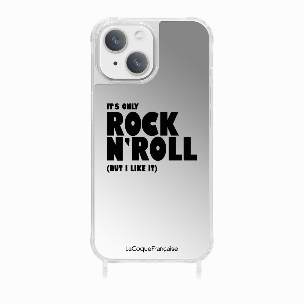 Coque Anneaux Miroir Imprimee Rock N'roll