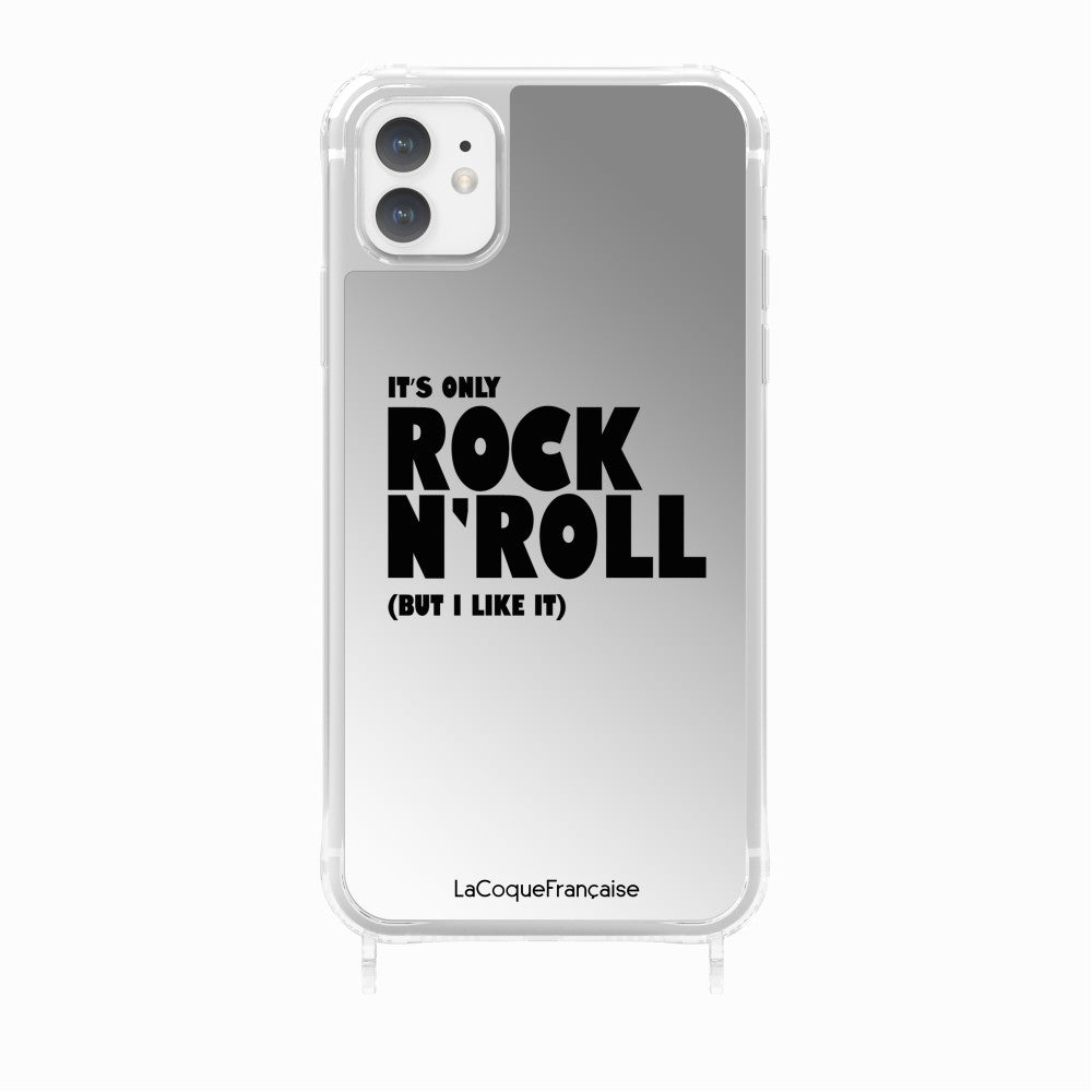Coque Anneaux Miroir Imprimee Rock N'roll