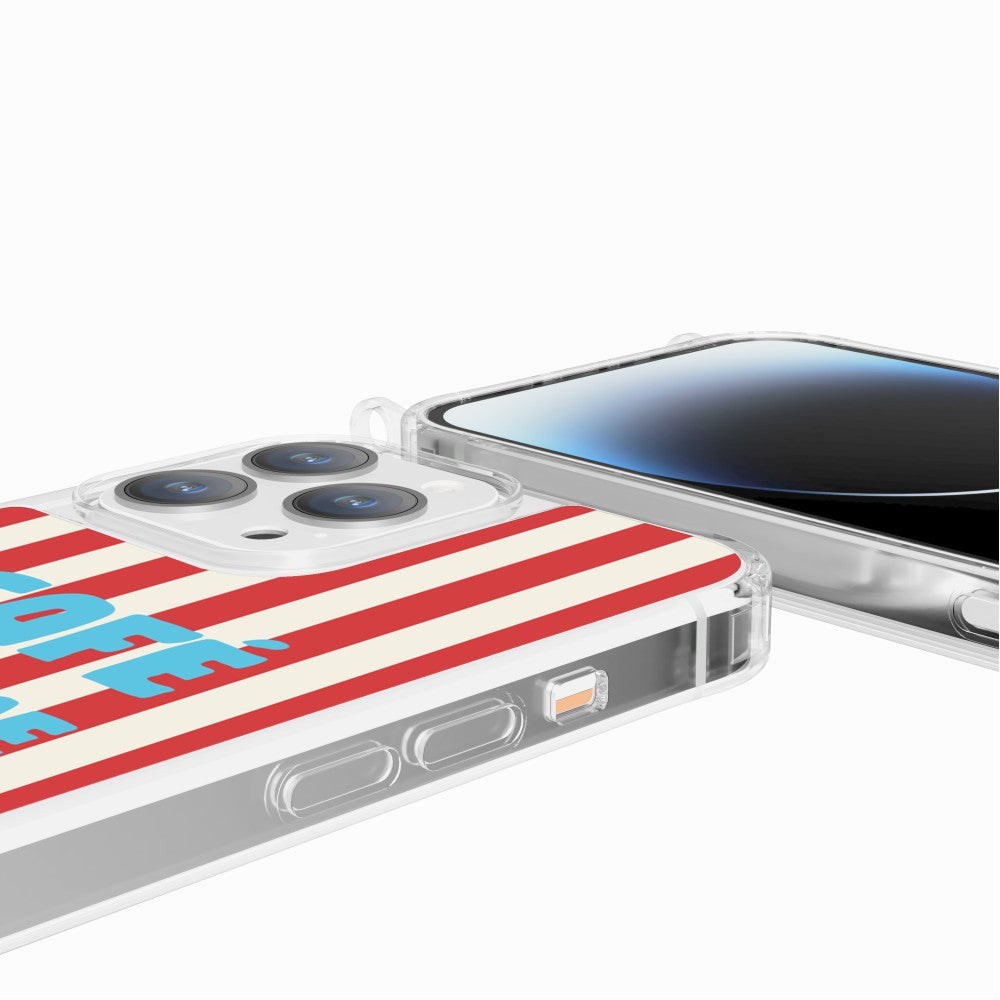 Coque Anneaux Imprimee Cafe Creme