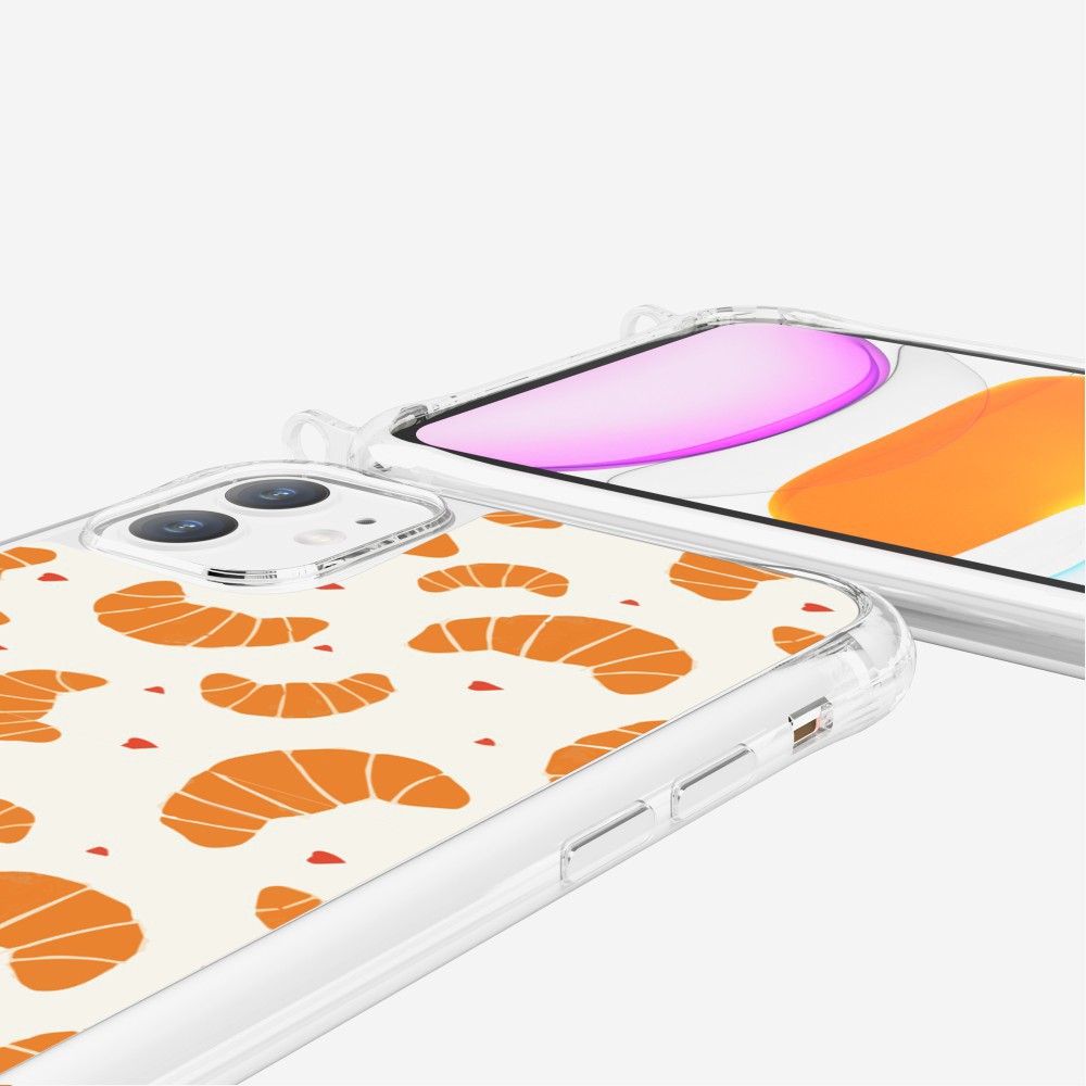 Coque Anneaux Imprimee Love Croissant