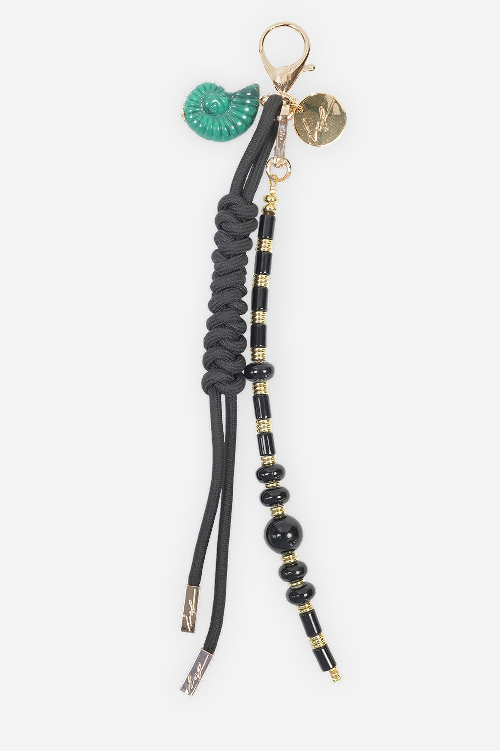 BOBBY NOIR COQUILLAGE VERT 32 CM