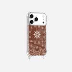 Coque Anneaux Imprimee Bandana Brun - 4