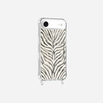Coque Anneaux Imprimee Zebre Noir