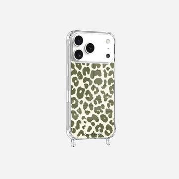 Coque Anneaux Imprimee Leopard Kaki - 3