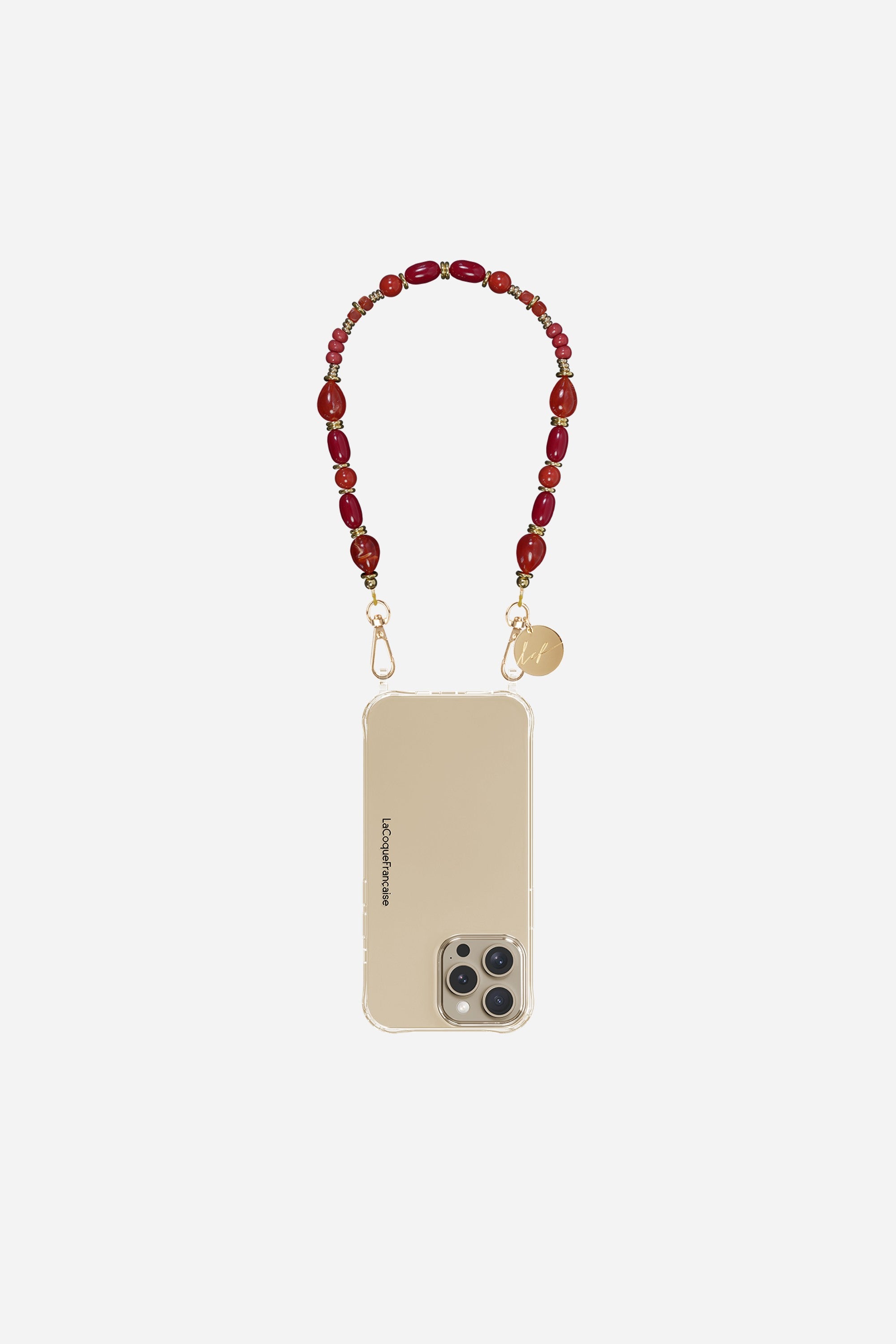 Chaine Courte Francesca Rouge 40 cm