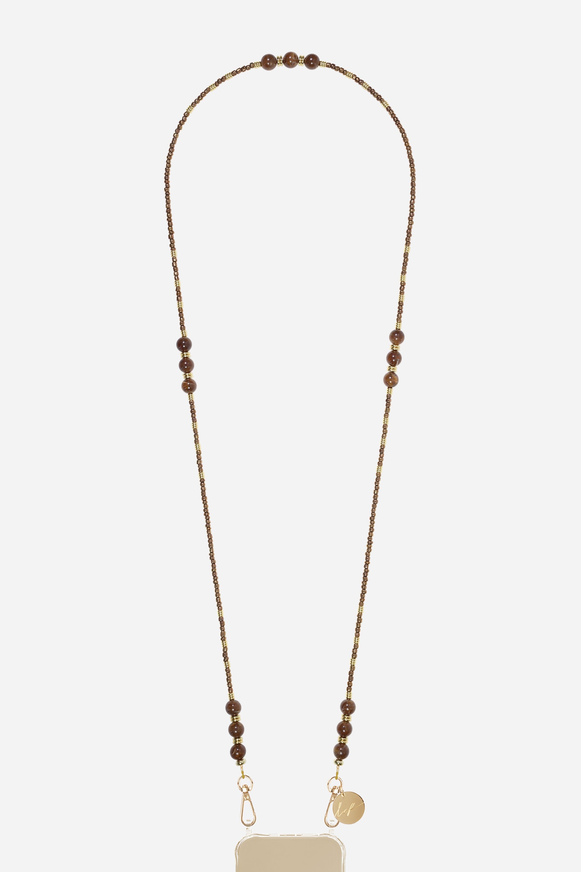 Chaine Longue Iris Bronze 120 cm