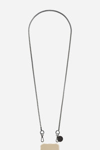 Chaine Longue Lia Noir 120 cm