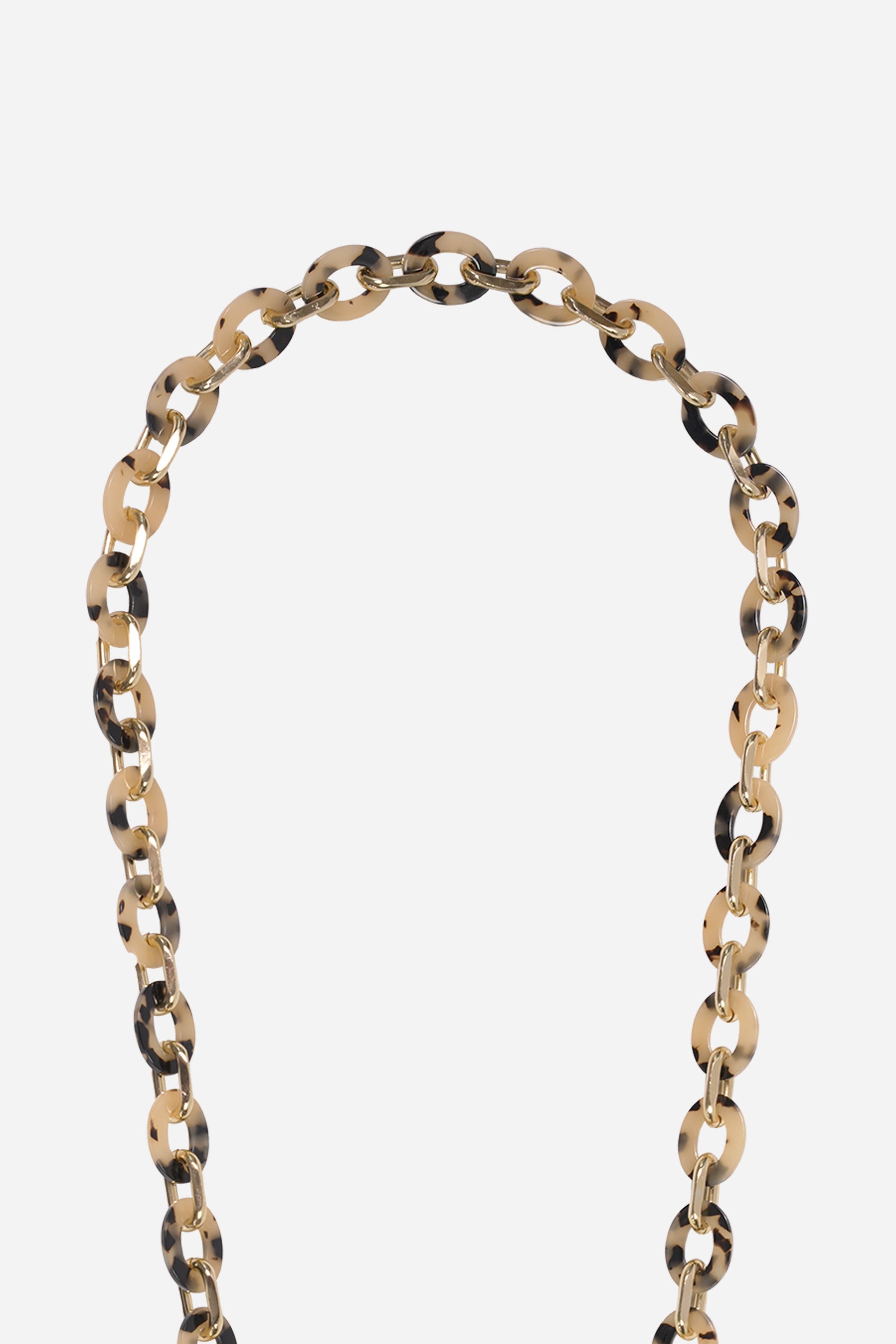 Chaine Longue Cassy Marron 120 cm