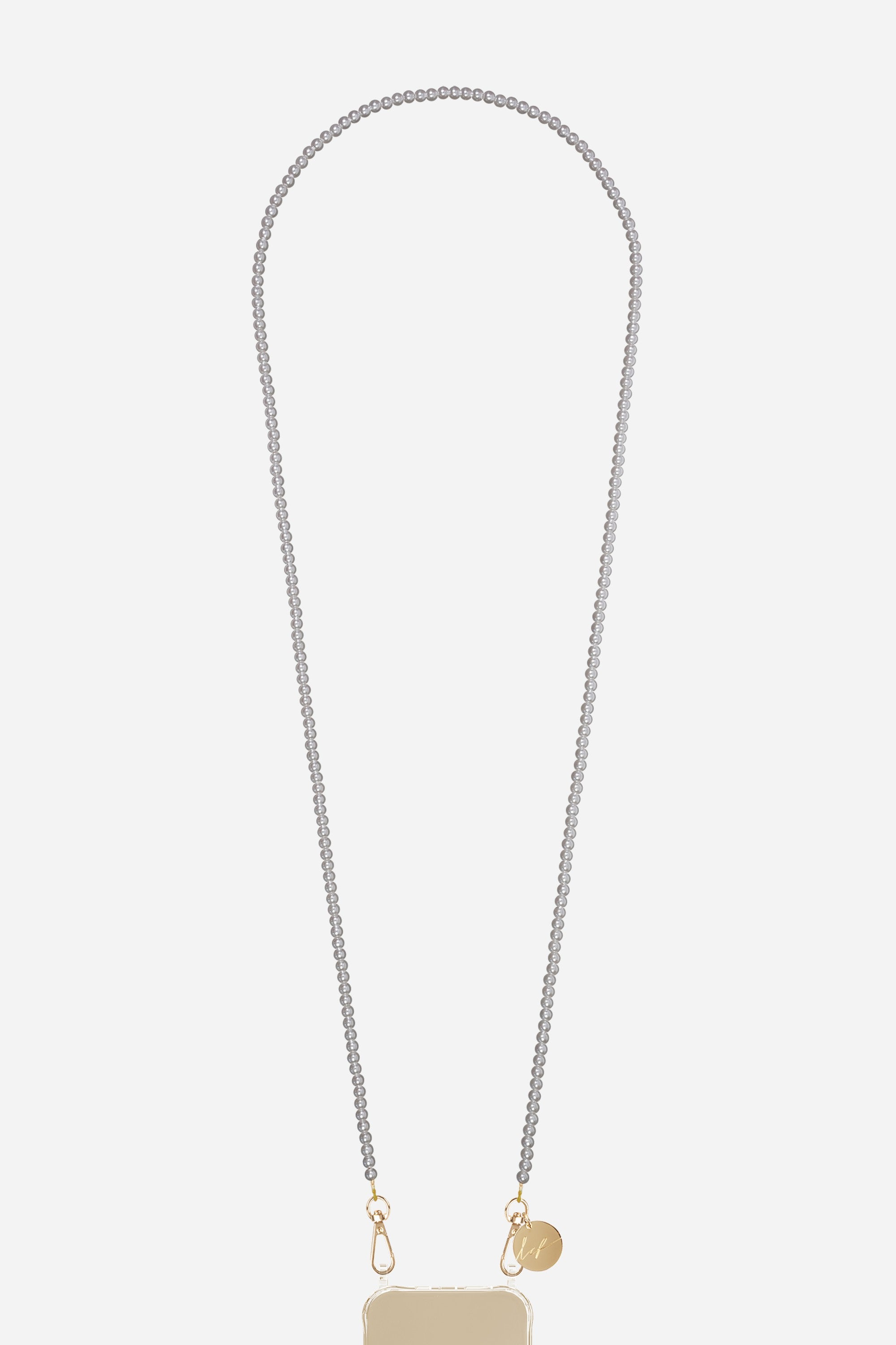 Chaine Longue Amalya Blanc 120 cm