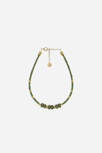 Bijoux Collier Anouk Kaki 40 cm
