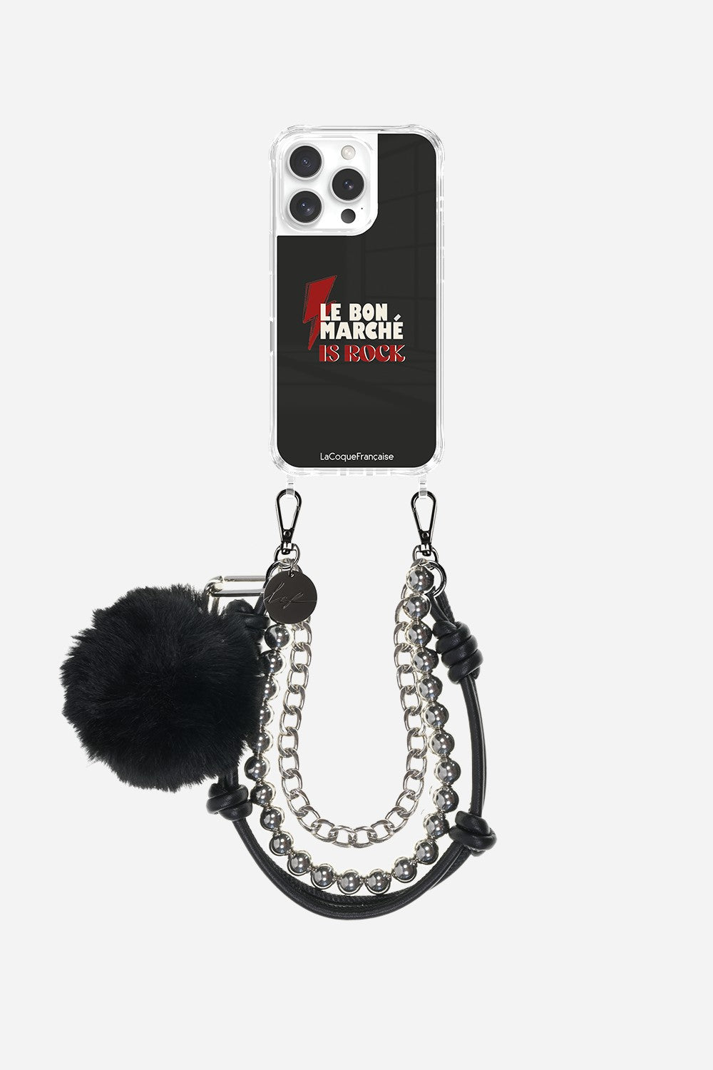 Chaine Courte Beth Noir 40 cm