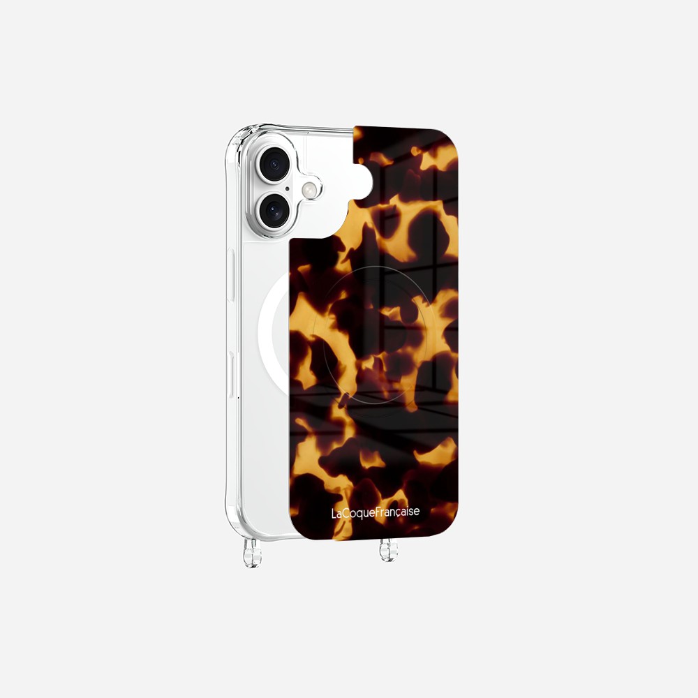 Coque Anneaux Magnetique Imprimee Tortue Noir