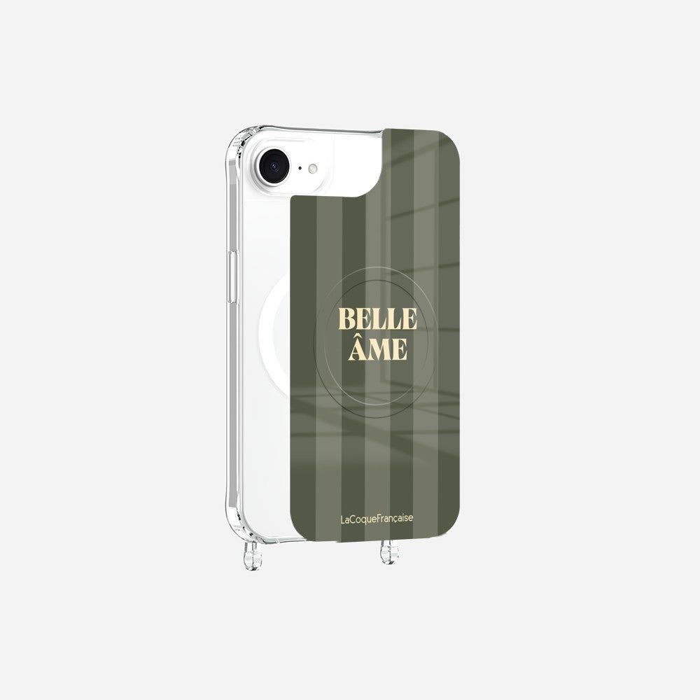 Coque Anneaux Magnetique Imprimee Belle Ame Kaki