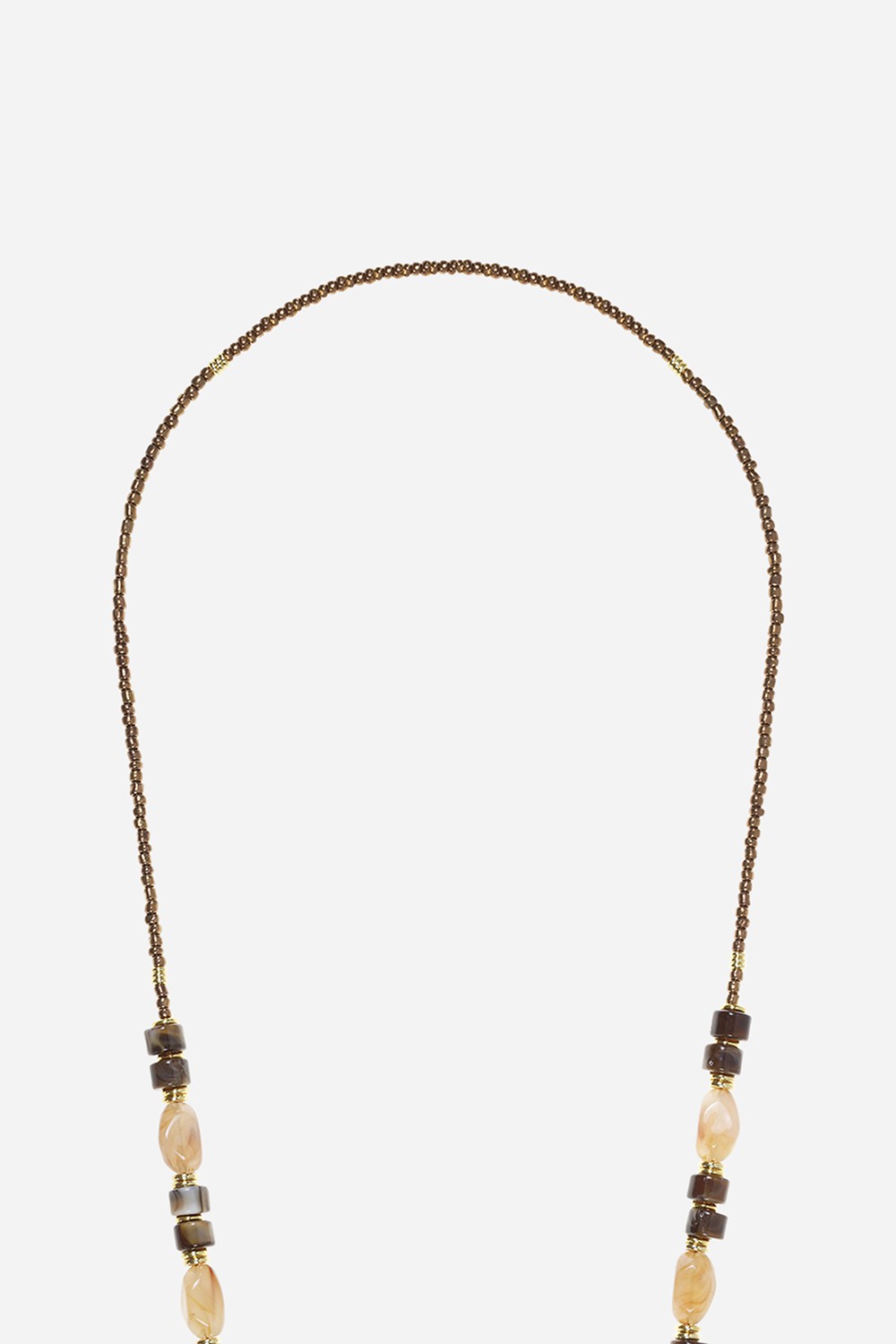 Chaine Longue Chiara Marron 120 cm