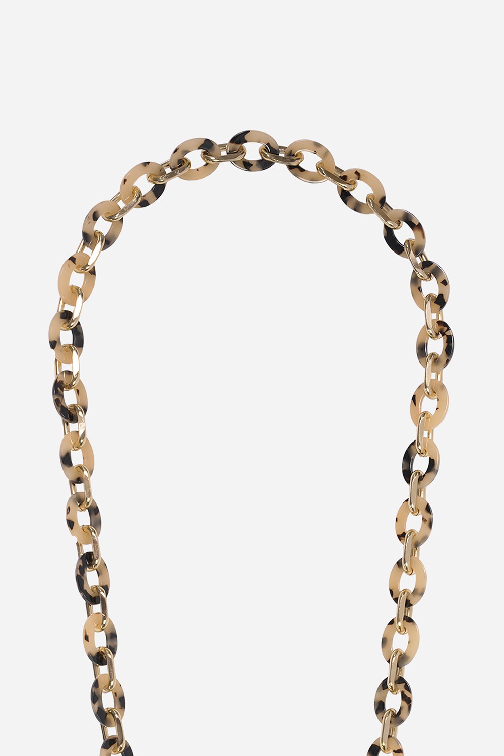 Chaine Longue Cassy Marron 120 cm