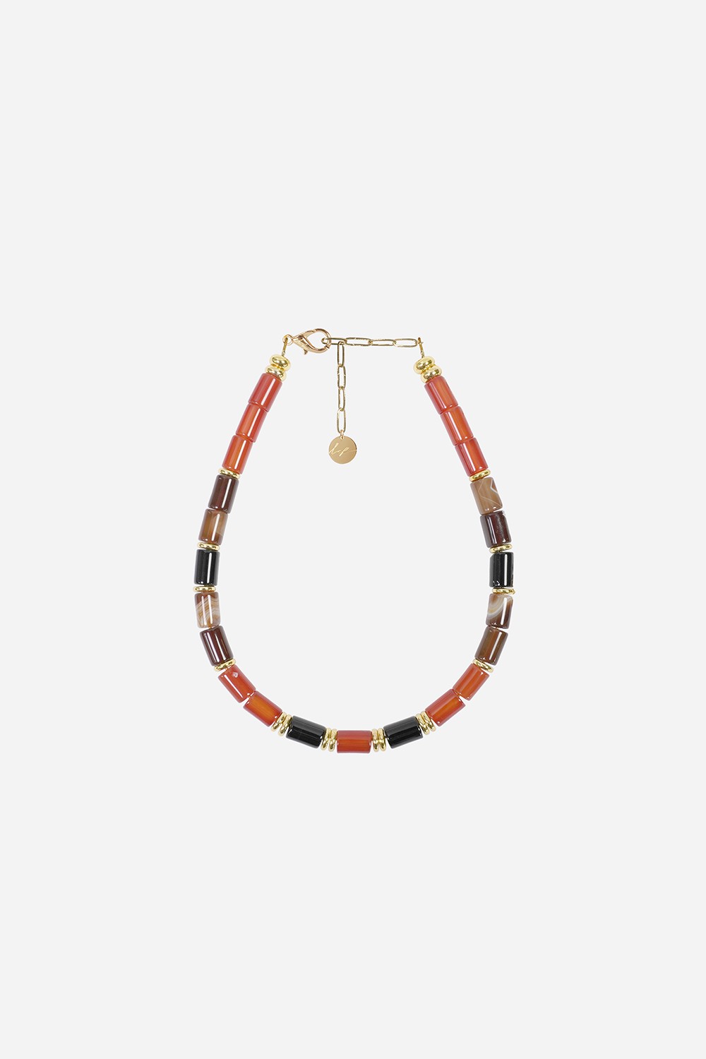 Bijoux Collier Lison Terracotta 40 cm