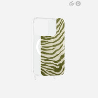 Plaque Imprimee Magnetique iPhone 15 Pro Vert 6.1 Pouces