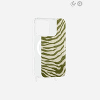 Plaque Imprimee Magnetique iPhone 16 Pro Vert 6.3 Pouces