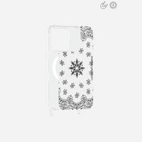 Plaque Imprimee Magnetique iPhone 16 Pro Blanc 6.3 Pouces