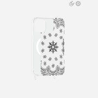 Plaque Imprimee Magnetique iPhone 14 Blanc 6.1 Pouces