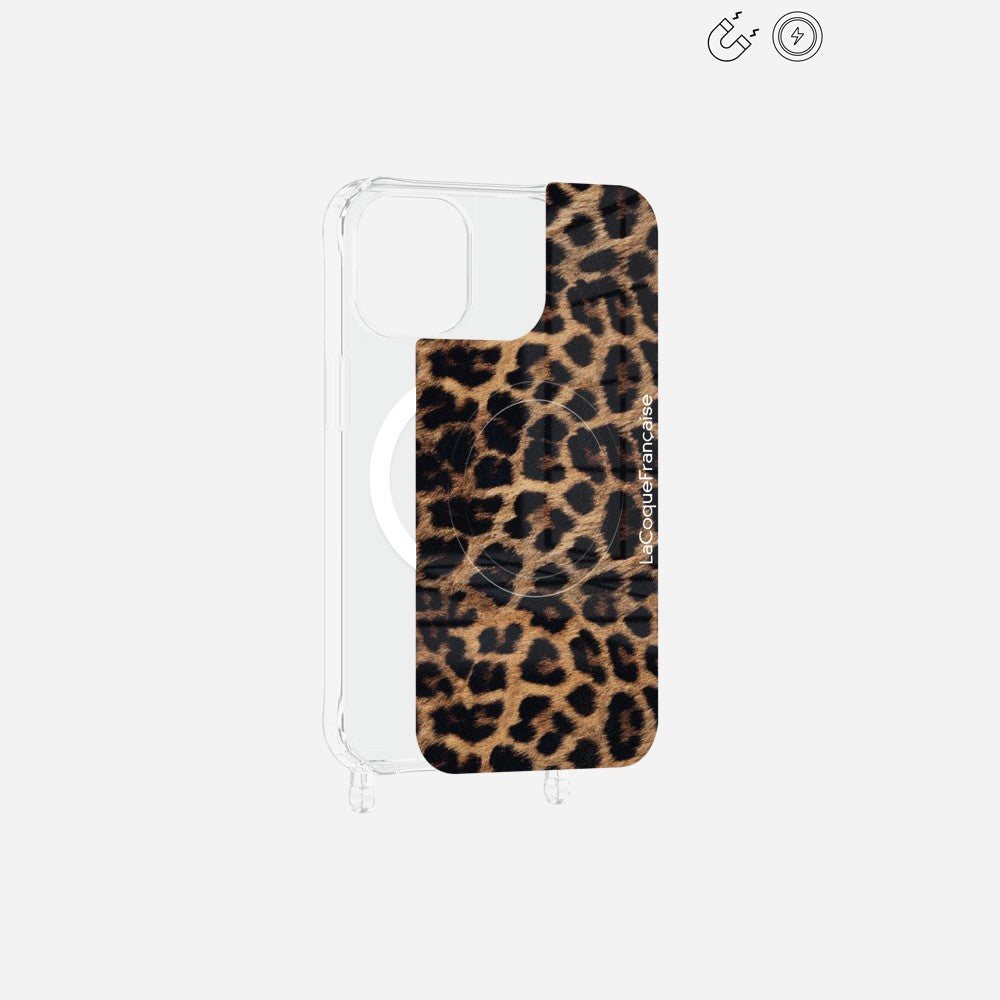Plaque Magnetique Imprimee Leopard Noir Et Brun - 22